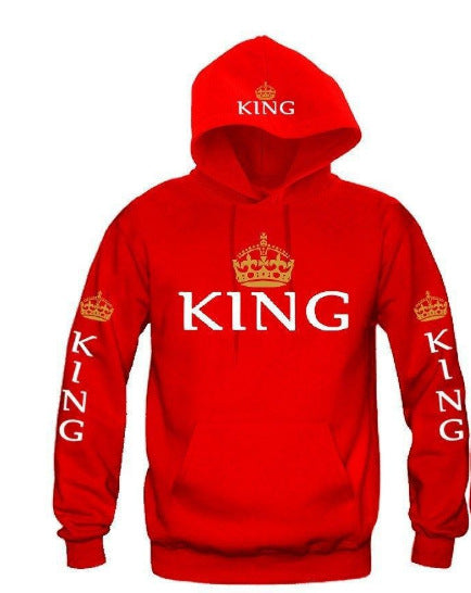 Blue King & Queen Hoodies