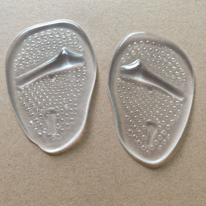 Absorbing Shock-Absorbing Foot Half Size Pad Pu Invisible Bow Pad Anti-Wear And Non-Slip Forefoot Pad