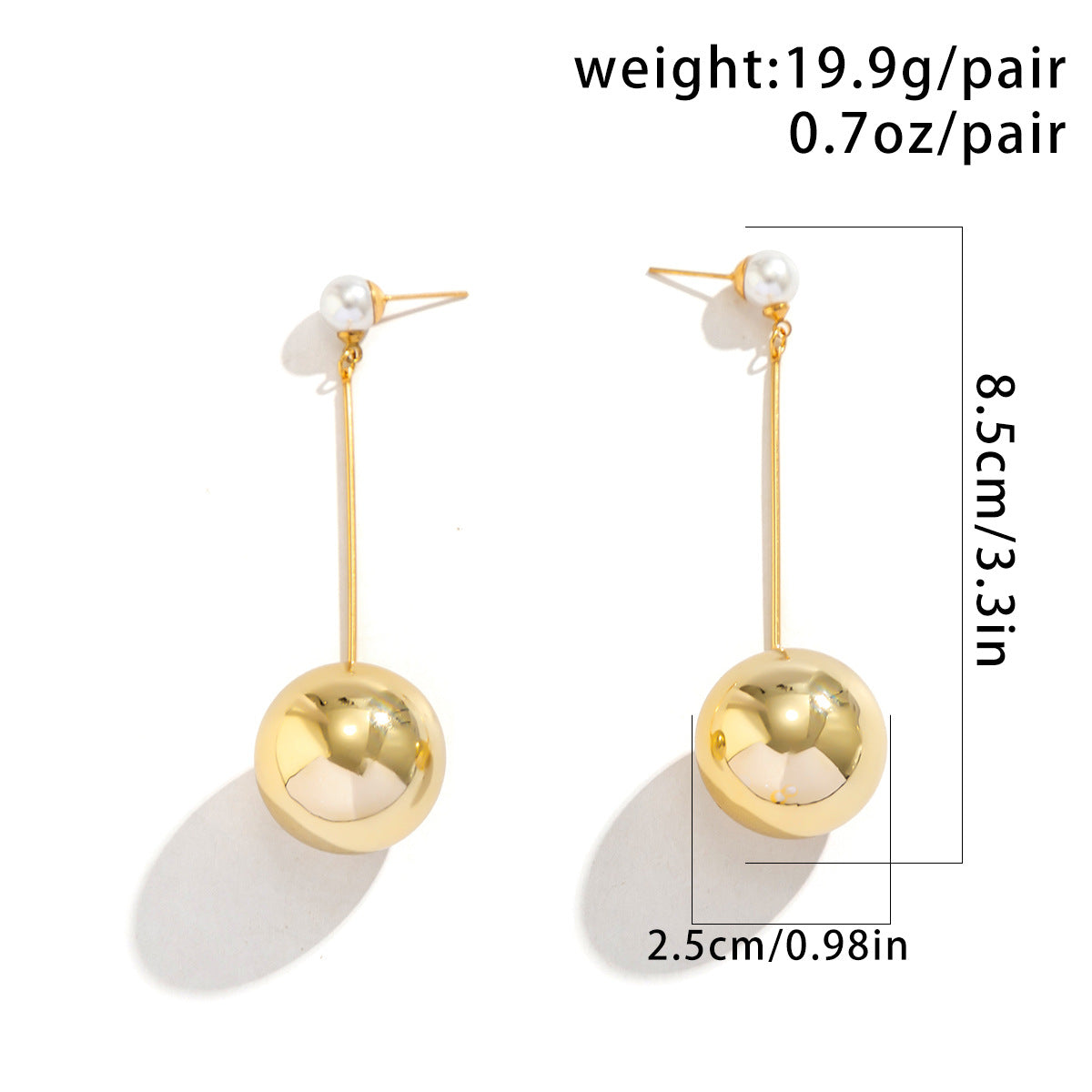 Exaggerated Large Water Drop Earrings