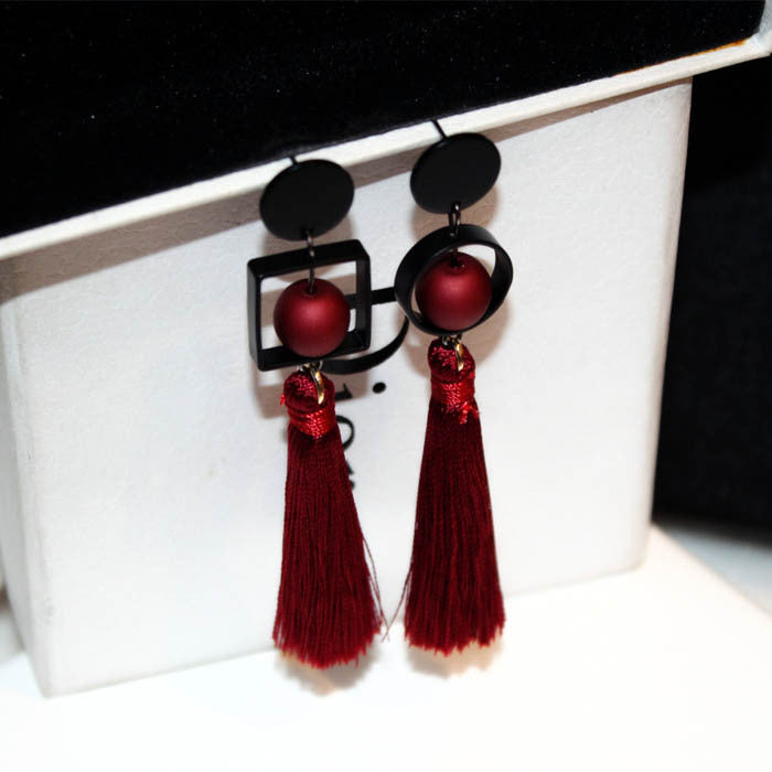 Fashion Tassel Stud Earrings For Women