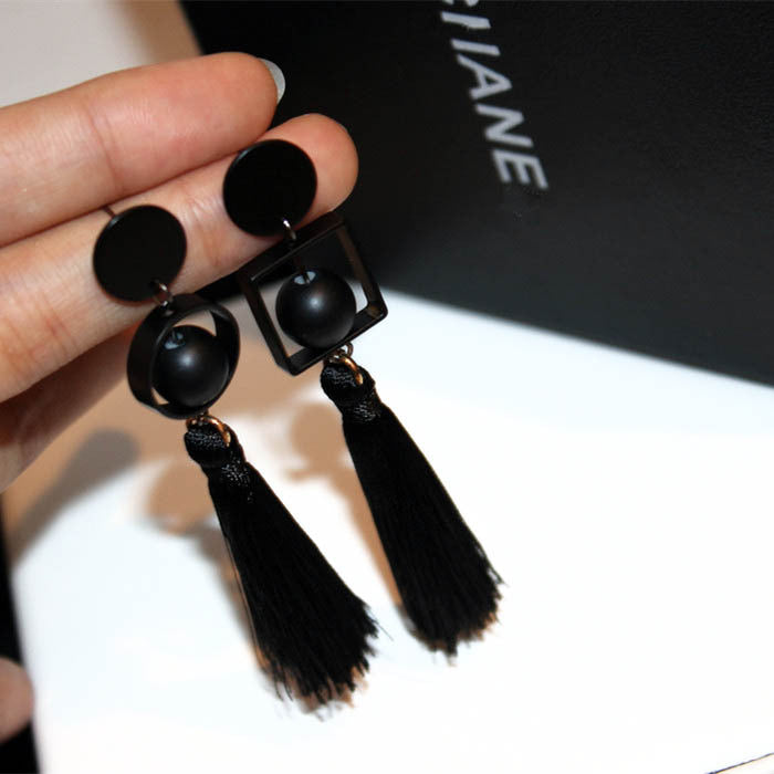 Fashion Tassel Stud Earrings For Women