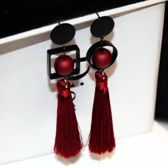 Fashion Tassel Stud Earrings For Women