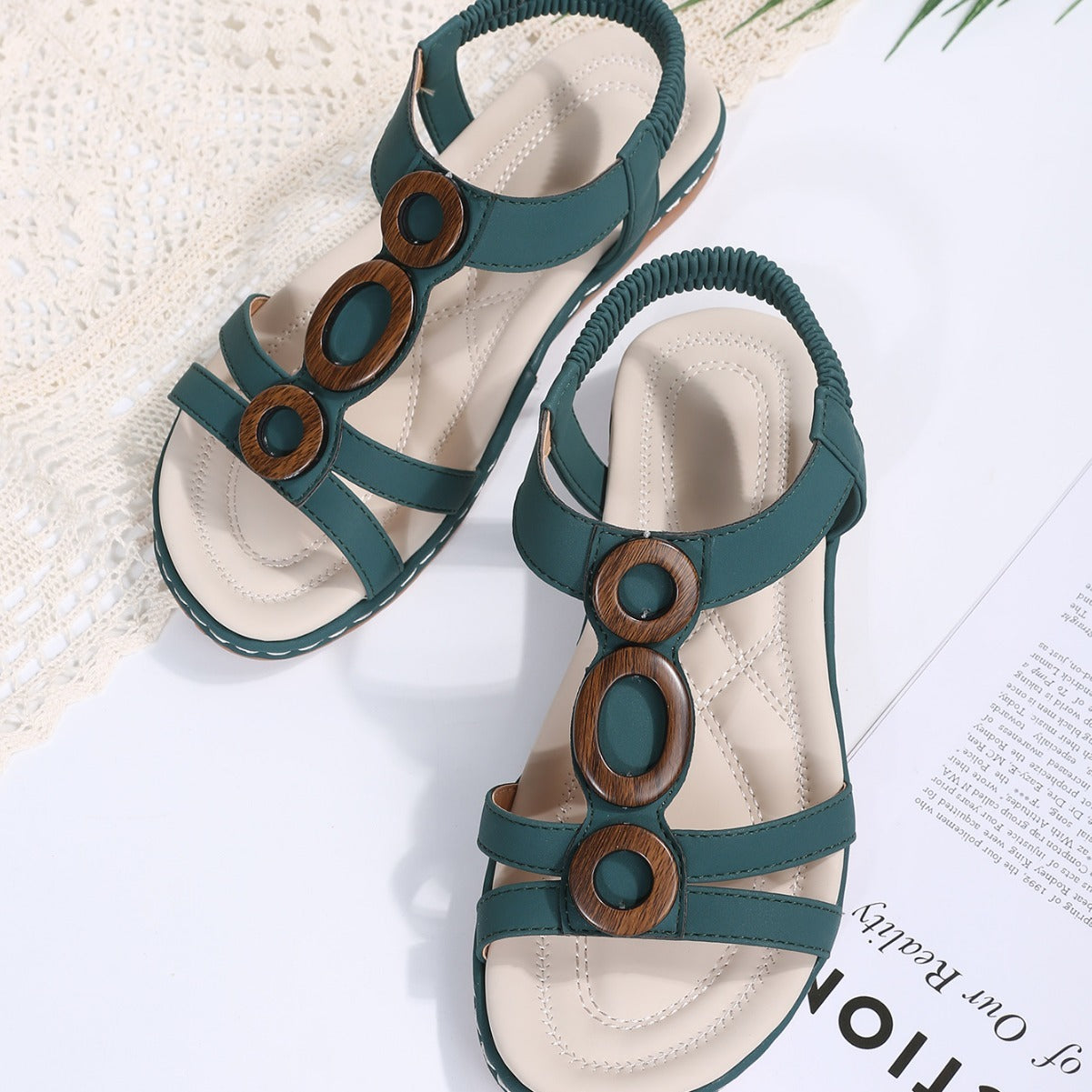 Bohemian Beach Retro Plus Size Women's Shoes