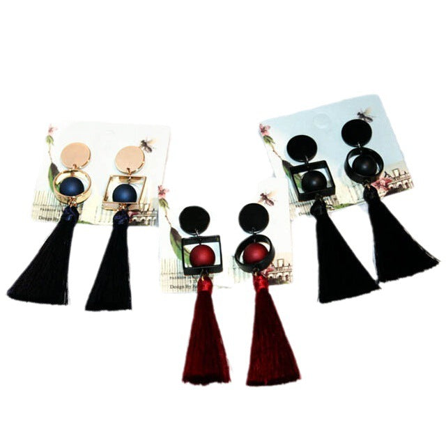 Fashion Tassel Stud Earrings For Women