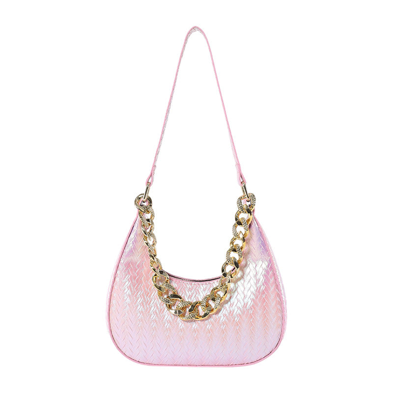 Women's Fashion Colorful Shiny Shoulder Bag