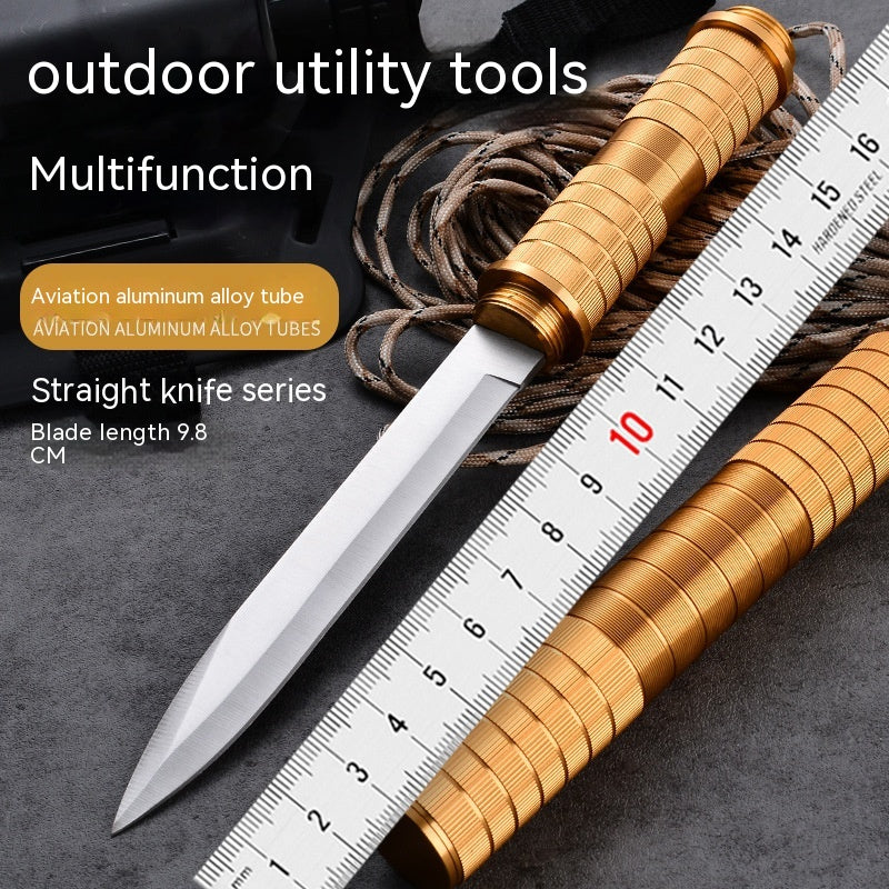 Portable Straight Knife Outdoor Camping